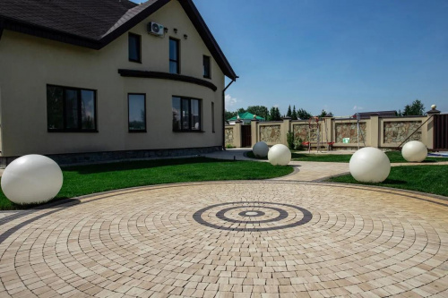 Тротуарная плитка Абрис, Искусственный камень, Степняк, высота 60 мм (73*91; 83*91; 93*91; 103*91; 113*91)